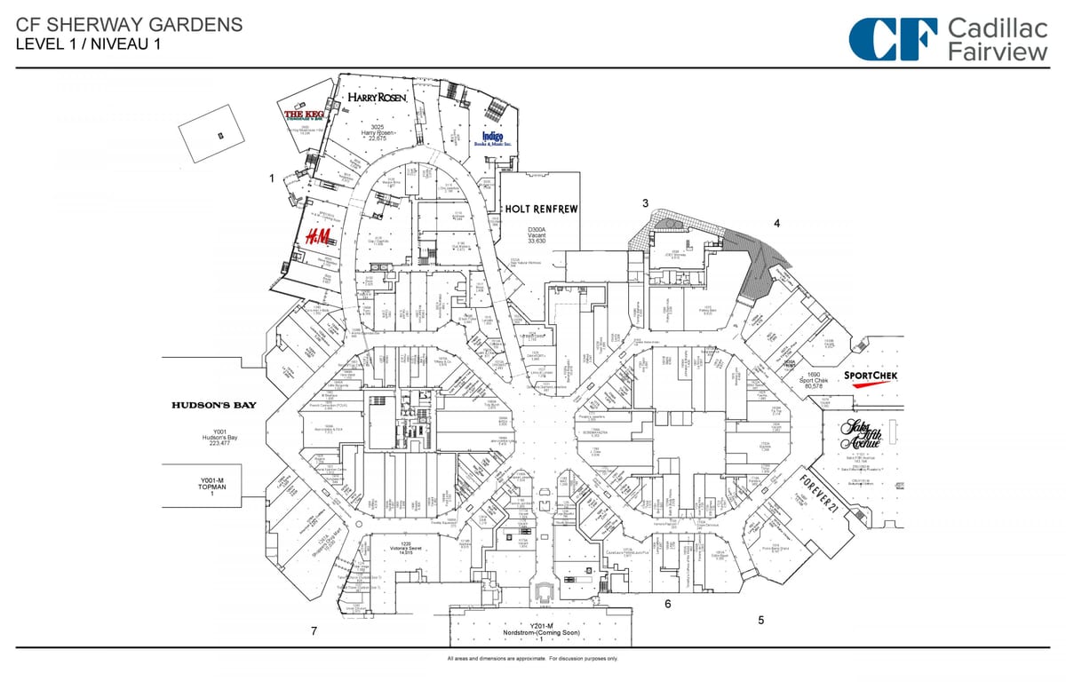Карта рівня Sherway сади 1