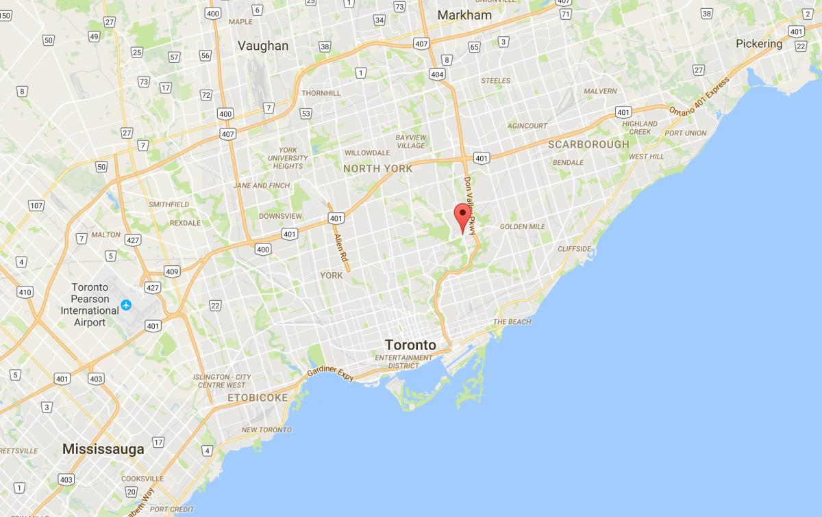 Карта Flemingdon Park в Торонто