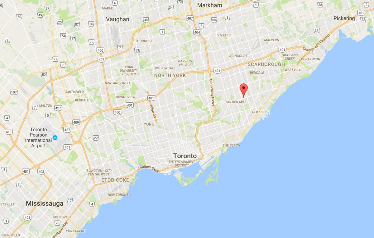 Карта Ionview район Торонто