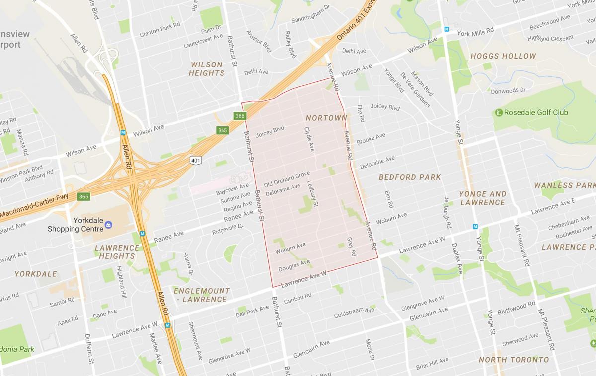 Карта Ledbury Парк Торонто