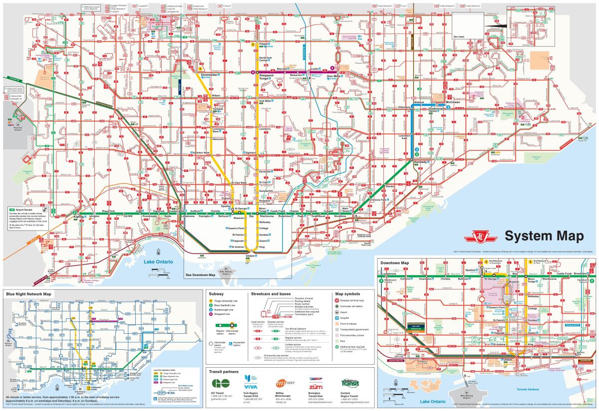 Карта автобусних маршрутів ТТК 