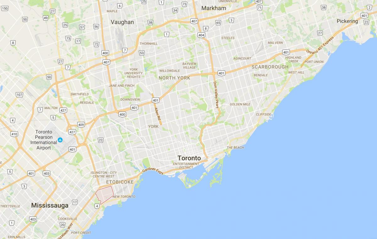 Карта Алдервуд Parkviewdistrict Торонто