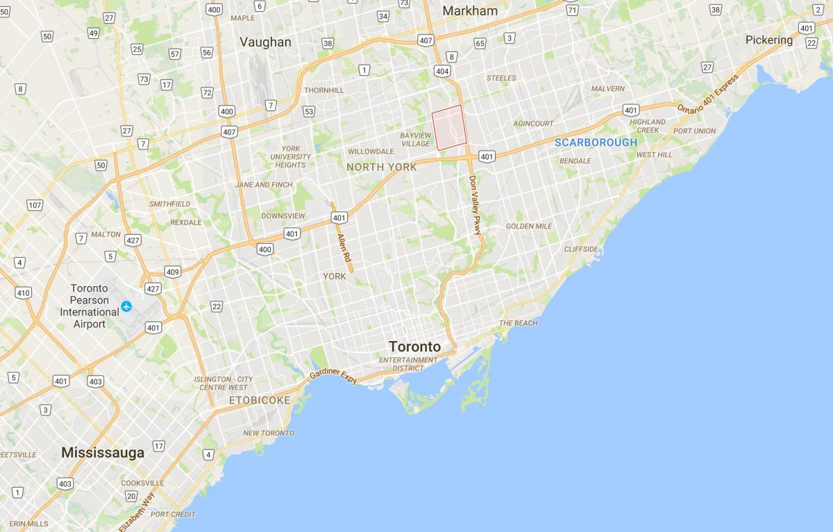 Карта арахісу район Торонто