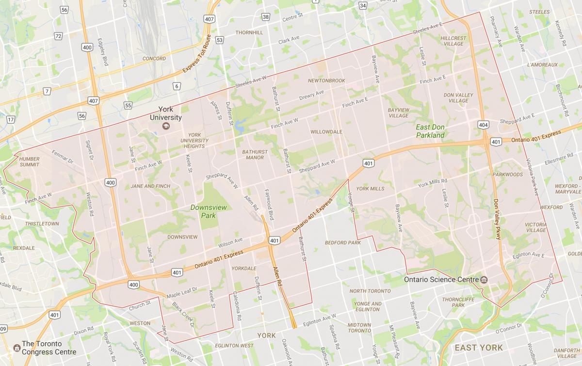 Карта житлового кварталу Торонто