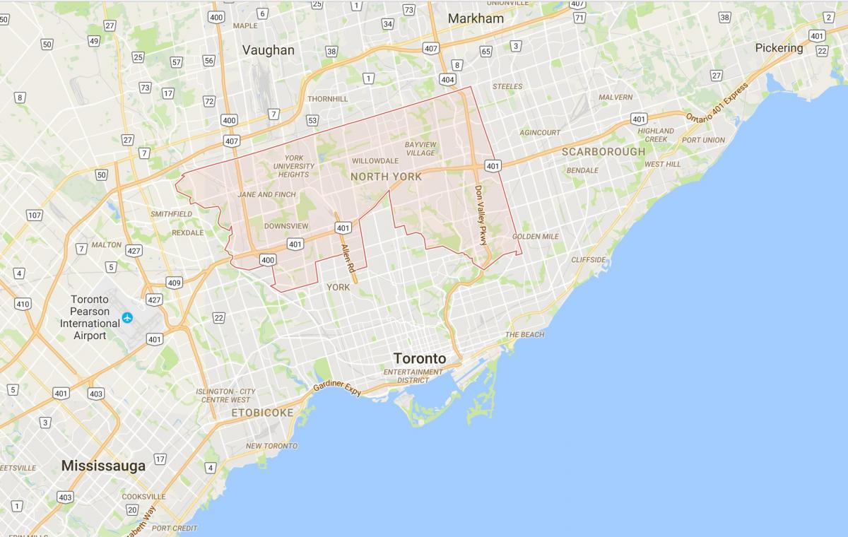 Карта міста Торонто