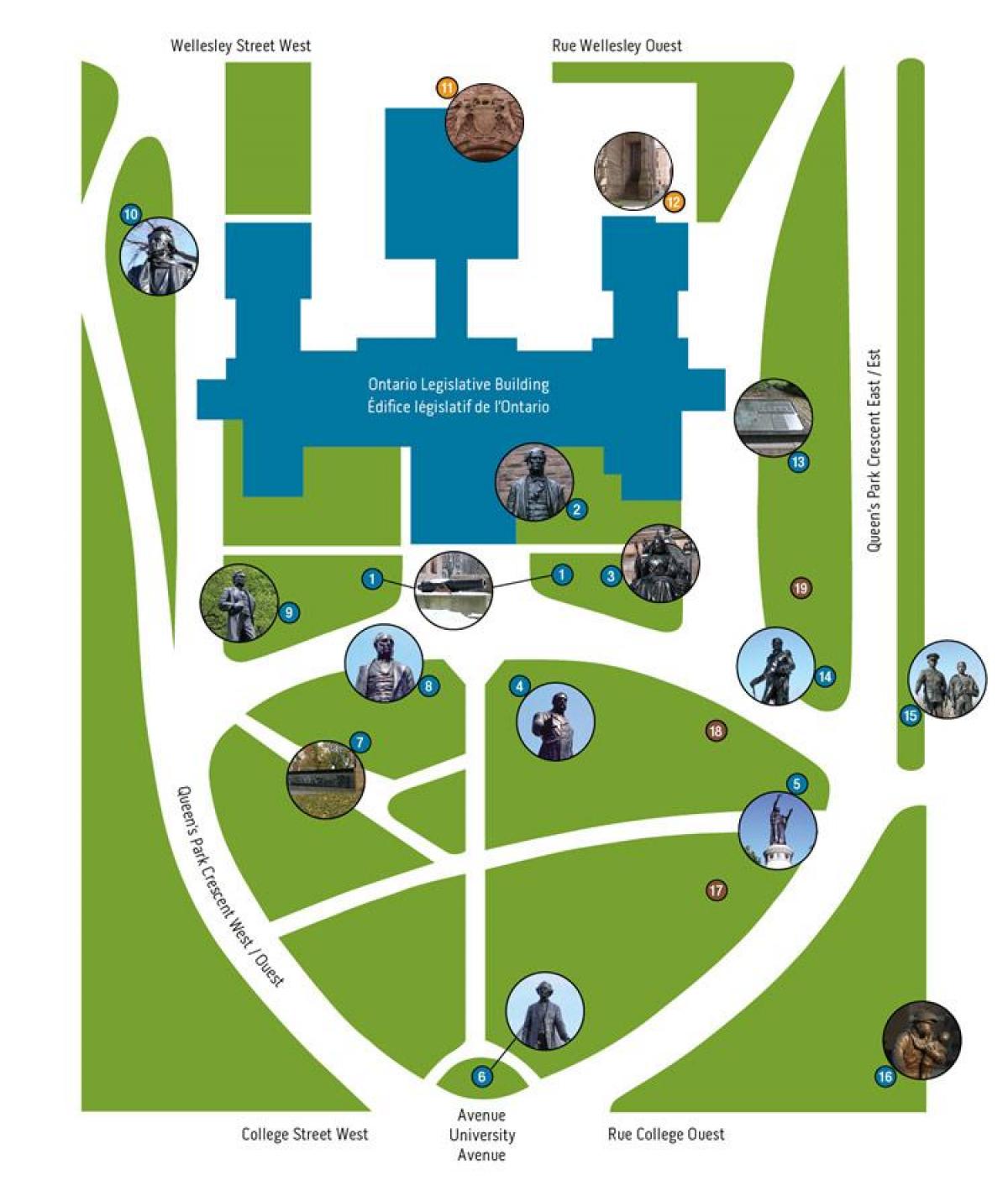 Карта королівський Парк Торонто