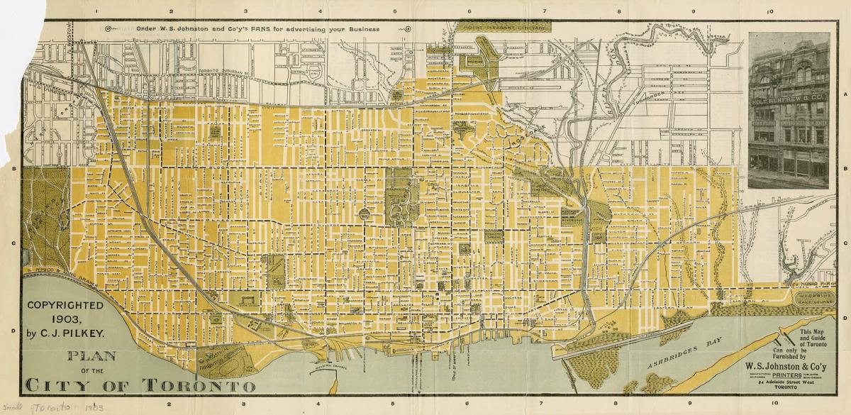 Карта міста Торонто 1903