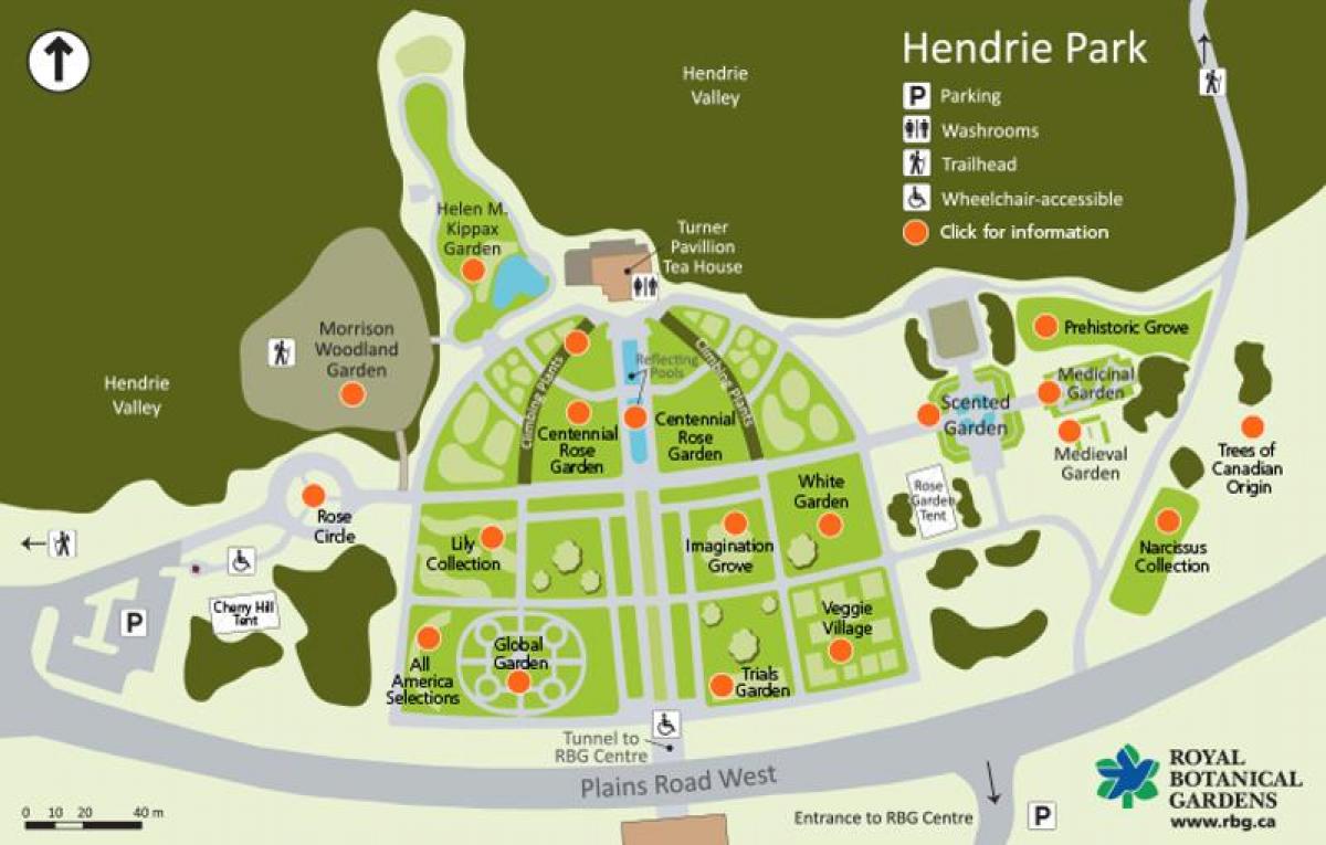 Карта Хендрі Парк РБГ 