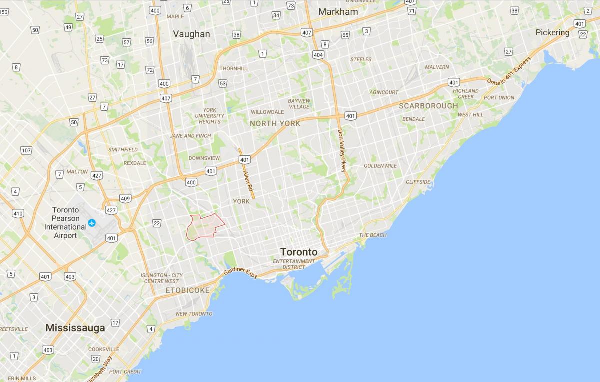 Карта Рокклифф–Сміт район Торонто