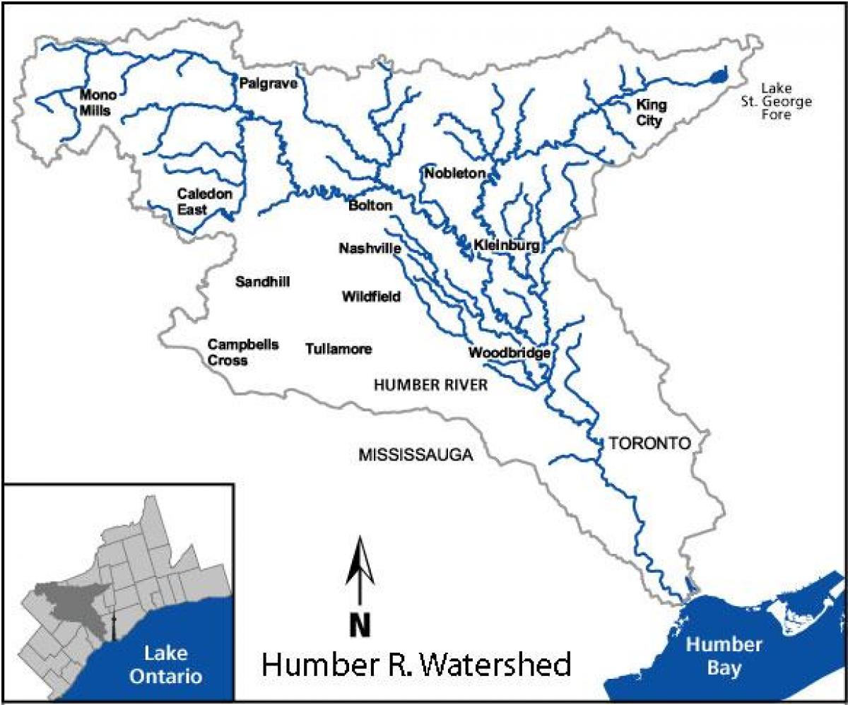 Карта річки Хамбер 