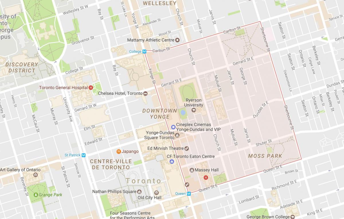 Карта Торонто Сіті
