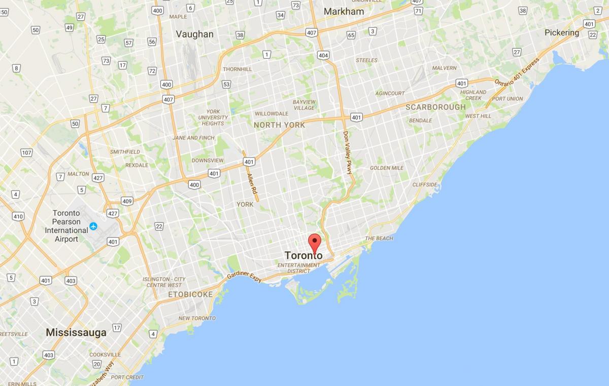 Карта Старого міста Торонто