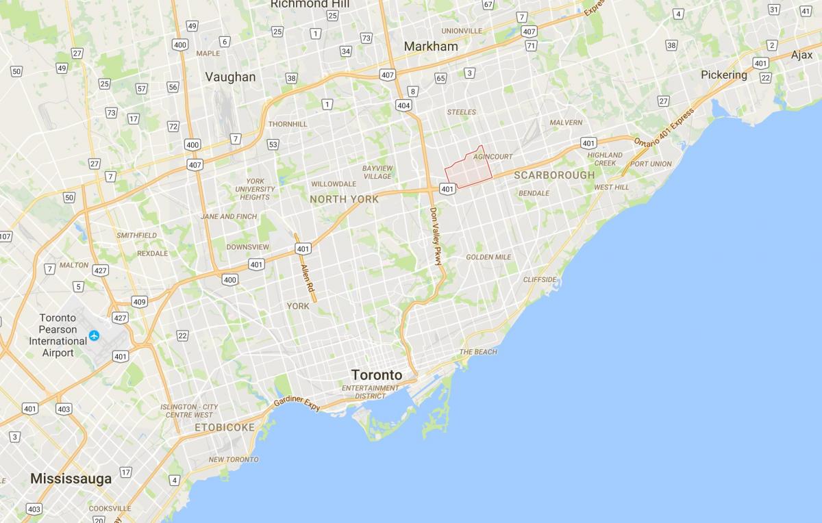 Карта Тем О Шентер – Sullivandistrict Торонто