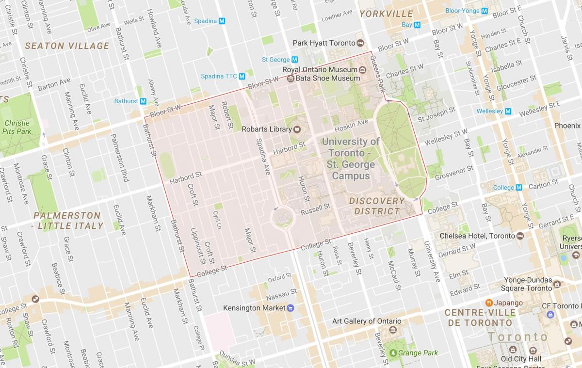 Карта університету Торонто