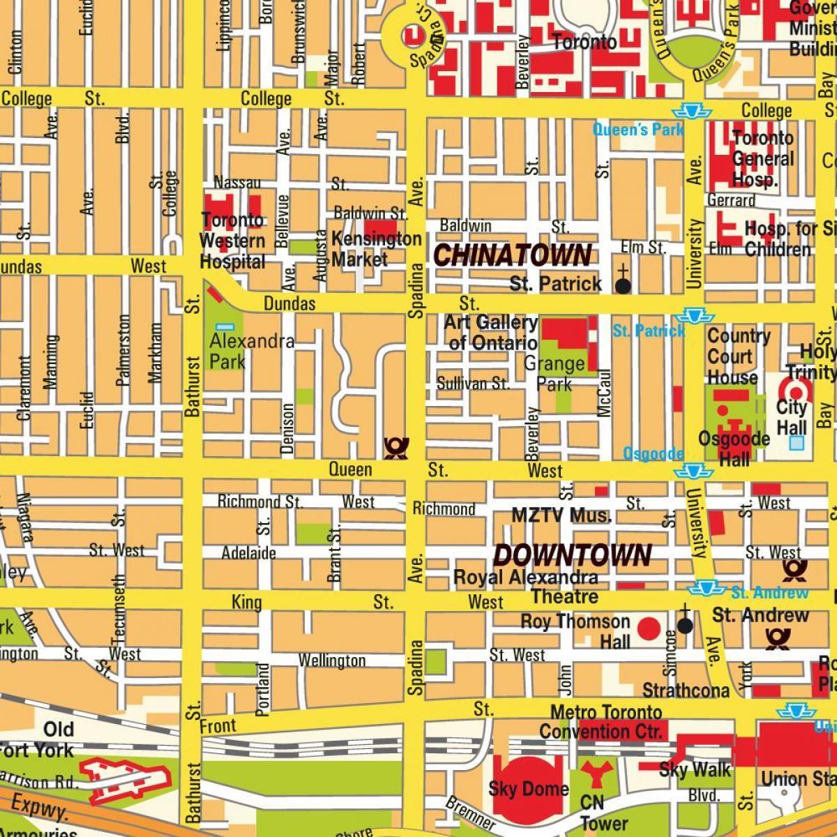 Карта Чайнатаун Онтаріо