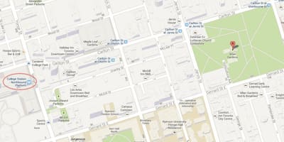 Карта ботанічному саду