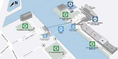 Карта Біллі Бішоп парковка