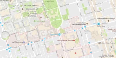 Карта відкриттів район районі Торонто