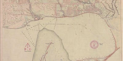 Карта землі-Йорк Торонто 1787-1884