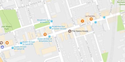 Карта Оперного театру Торонто