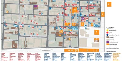 Карта інформаційно-розважальний район Торонто 
