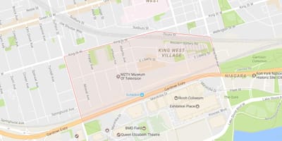 Карта свободи селі районі Торонто