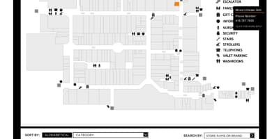 Карта торгового центру yorkdale 