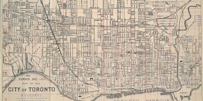 Карта Торонто 1902
