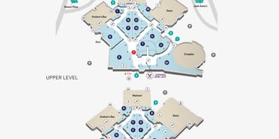 Карта центру міста Скарборо 