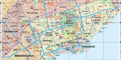 Карта швидкісних Торонто