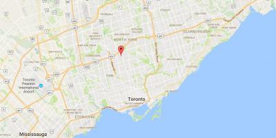 Карта Ledbury районі Торонто