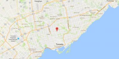 Карта yonge і eglinton район Торонто