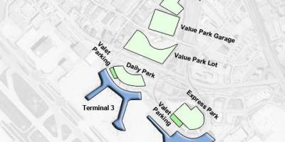 Карта аеропорт Торонто Пірсон парковка