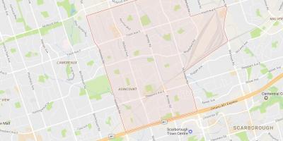 Карта Азенкуром районі Торонто