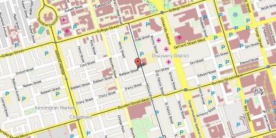Карта Болдуін село Торонто