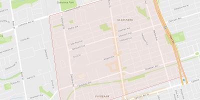 Карта Брайар-Хілл–Белгравія районі Торонто