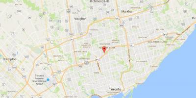Карта висот обладунки район Торонто