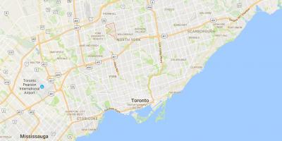 Карта Вестмінстер–Бренсон район Торонто
