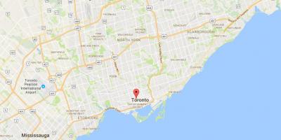 Карта Парк grange район Торонто