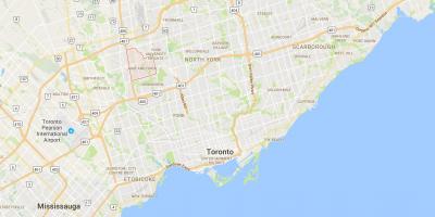 Карта Джейн і Фінч район Торонто