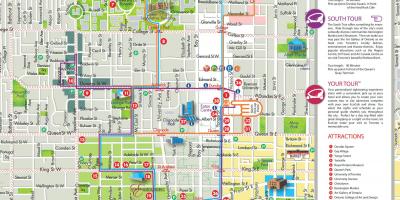 Карта Еко-таксі екскурсії Торонто
