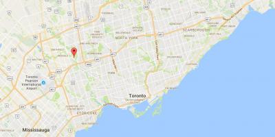 Карта В'язи район Торонто