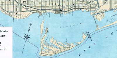 Карта Торонто гавані 1906