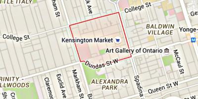 Карта Кенсінгтонський ринок