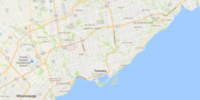 Карта кленового листа Торонто