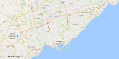 Карта Клантоне районі Торонто