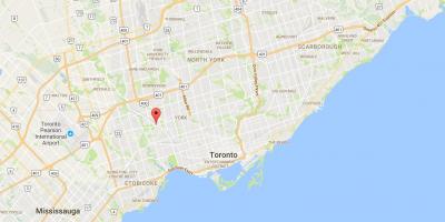 Карта Гора Денніс район Торонто
