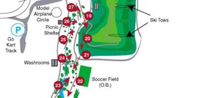 Карта курси Сентенніал Парк гольф-Торонто