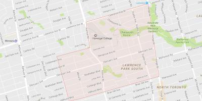 Карта Літтон-Парк районі Торонто