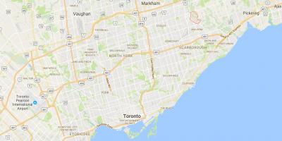 Карта Морнингсайд Хайтс район Торонто